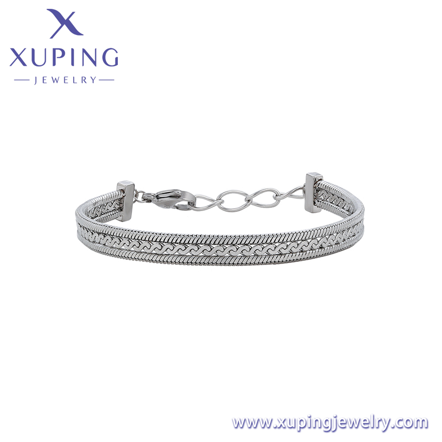 أساور مجوهرات من الفولاذ المقاوم للصدأ للبيع بالجملة من شركة Xuping Jewelry