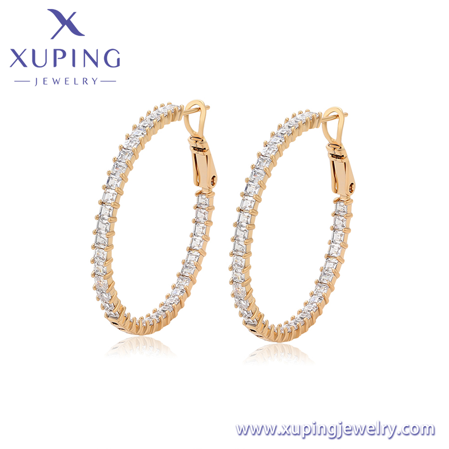 Luxury‑Serie Fantasieschmuck‑Ohrringe mit synthetischen Zirkonsteinen