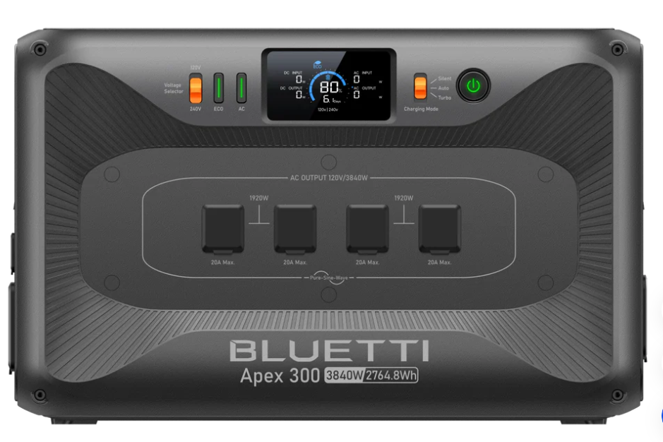 BLUETTI Apex 300 whole home backup power system