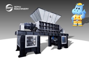 Double shaft shredder