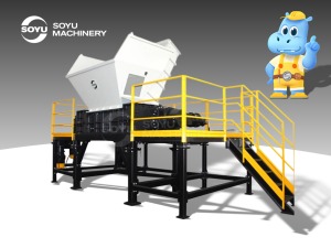 Double shaft shredder