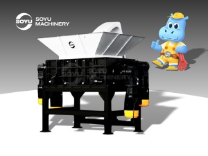 Bulky waste shredder