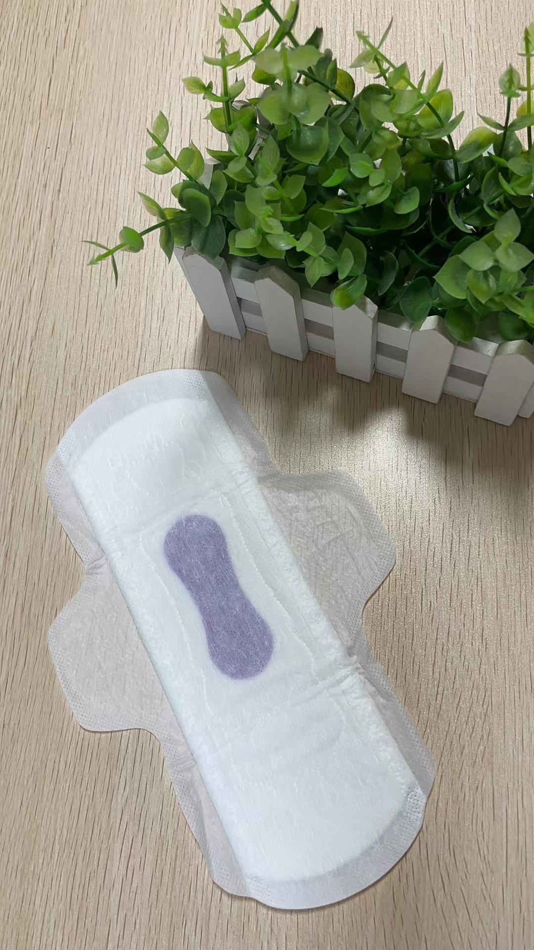 Ecolivia biodegradable sanitary napkin product