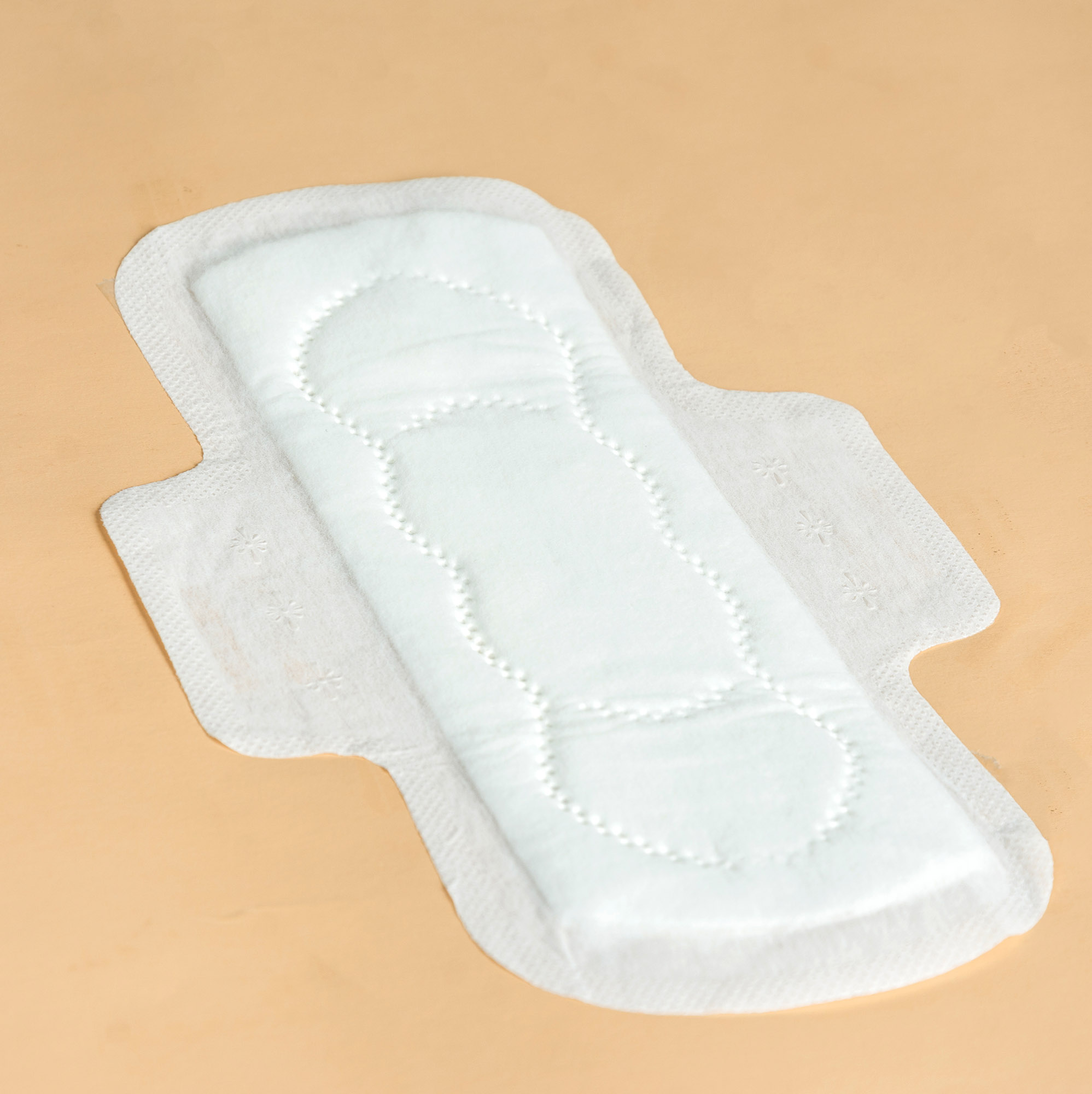 Sanitary napkin 285mm regular top view