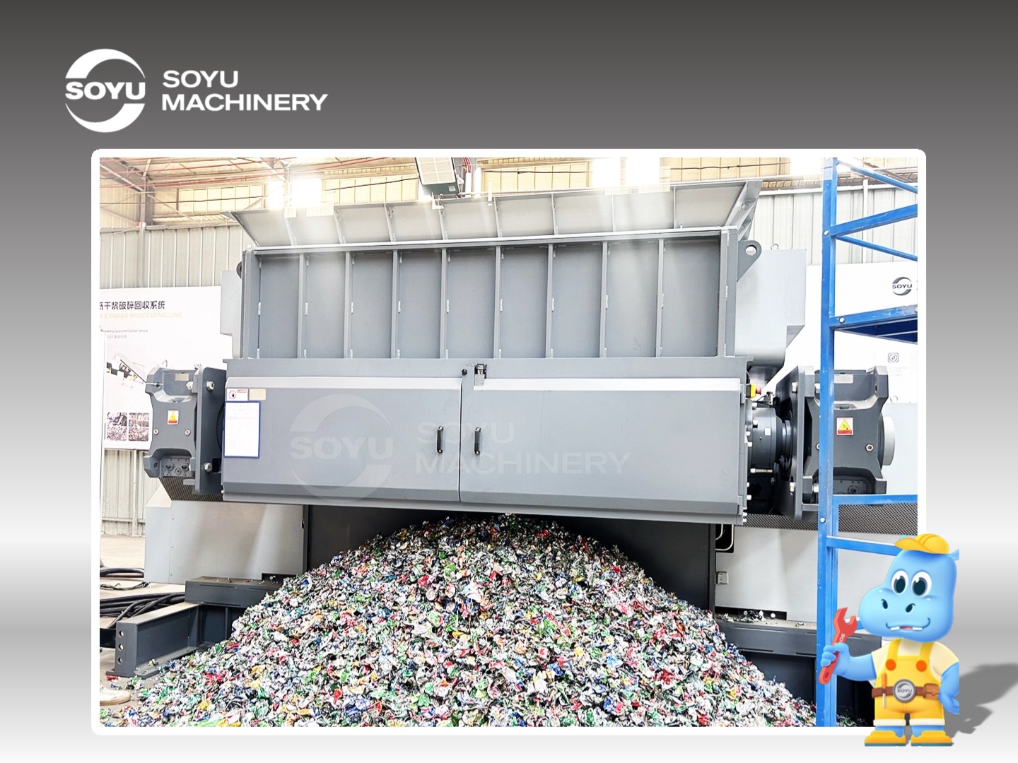Heavy-duty metal shredder components