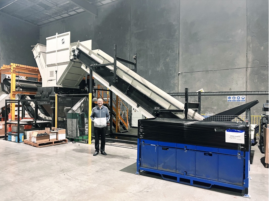 E-waste shredder in Australia – 6 years stable operation