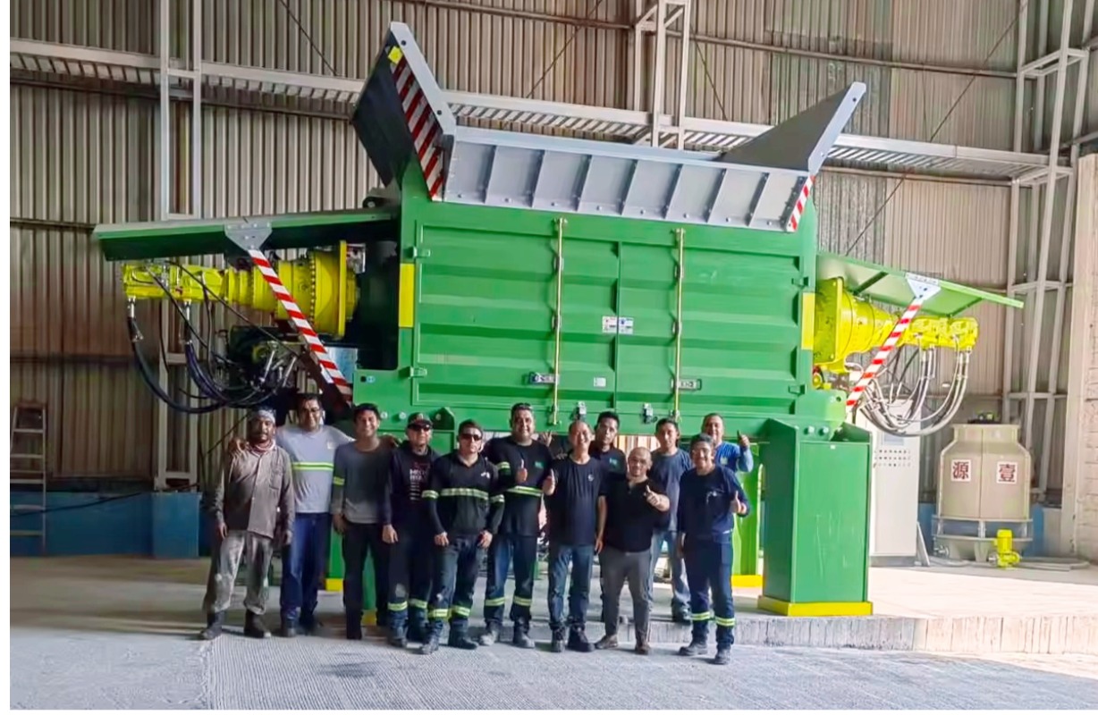 Heavy-duty aluminum shredder from SOYU Machinery