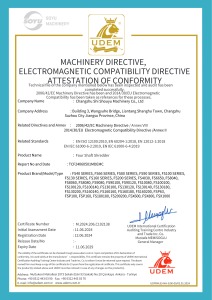 CE Certificate for Four Shaft Shredder