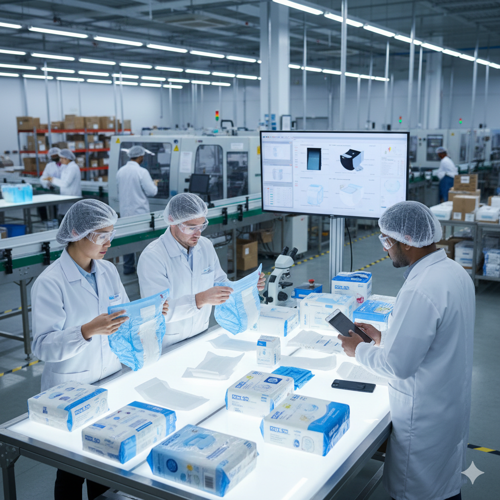 Hygiene product manufacturing facility