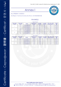 LG-100 Trench Box EU ECM Technical Documentation Compliance Certification Certificate