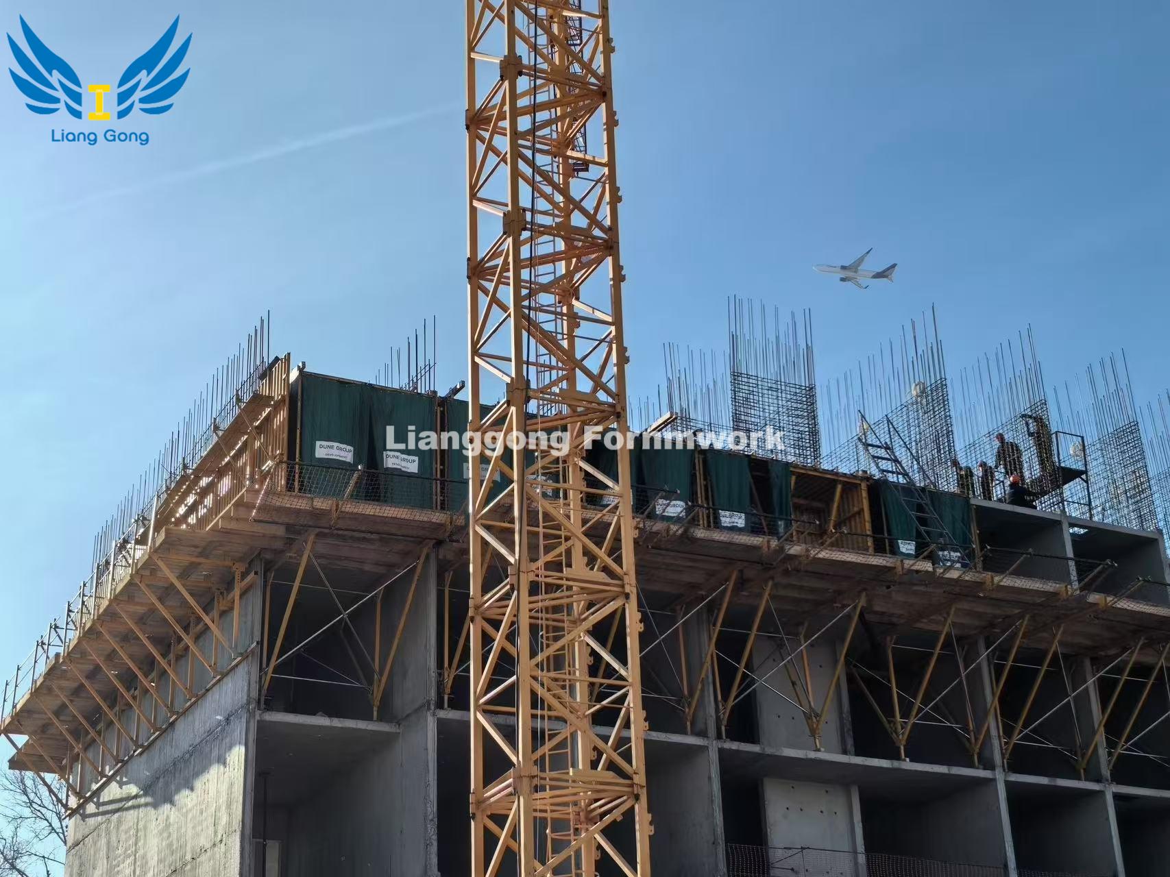Building construction and tunnel formwork application scene