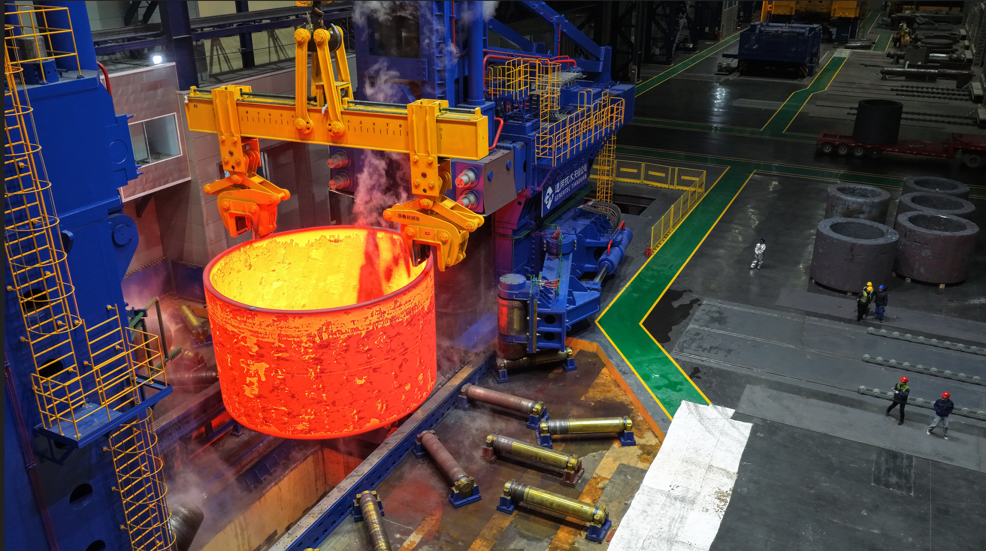 Iraeta’s 22m World’s Largest Ring & Shell Rolling Machine