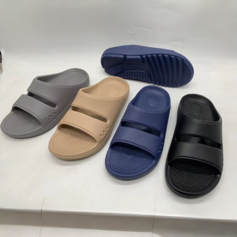 2-strap EVA slipper side angle