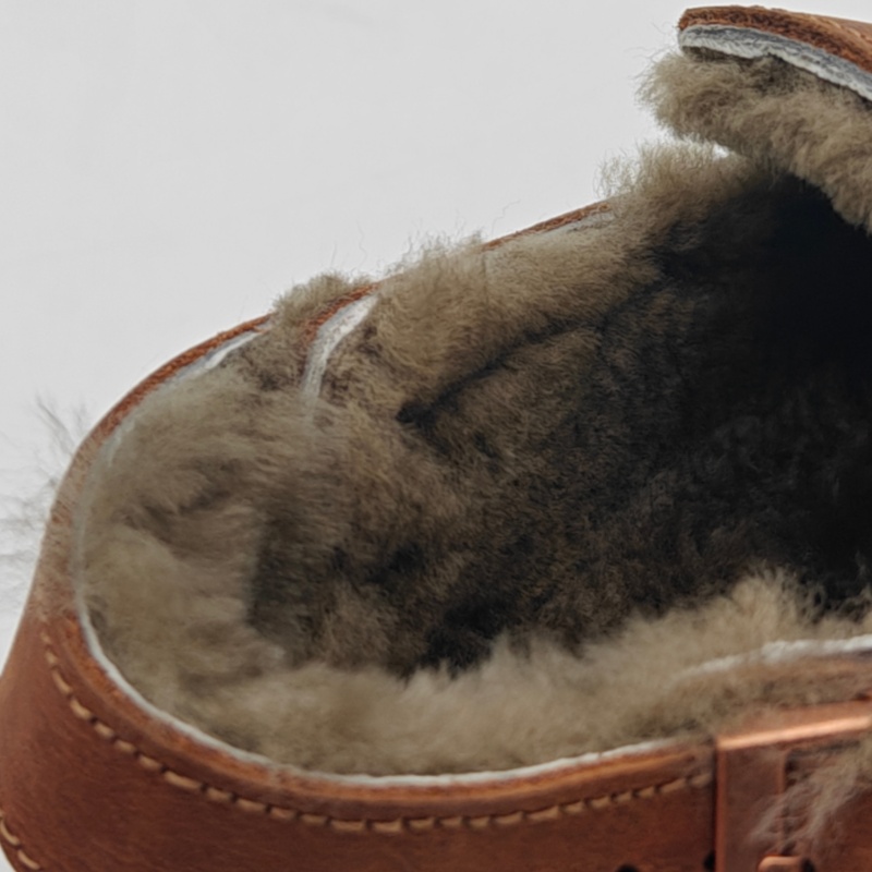 Top View - Plush Sheepskin Footbed
