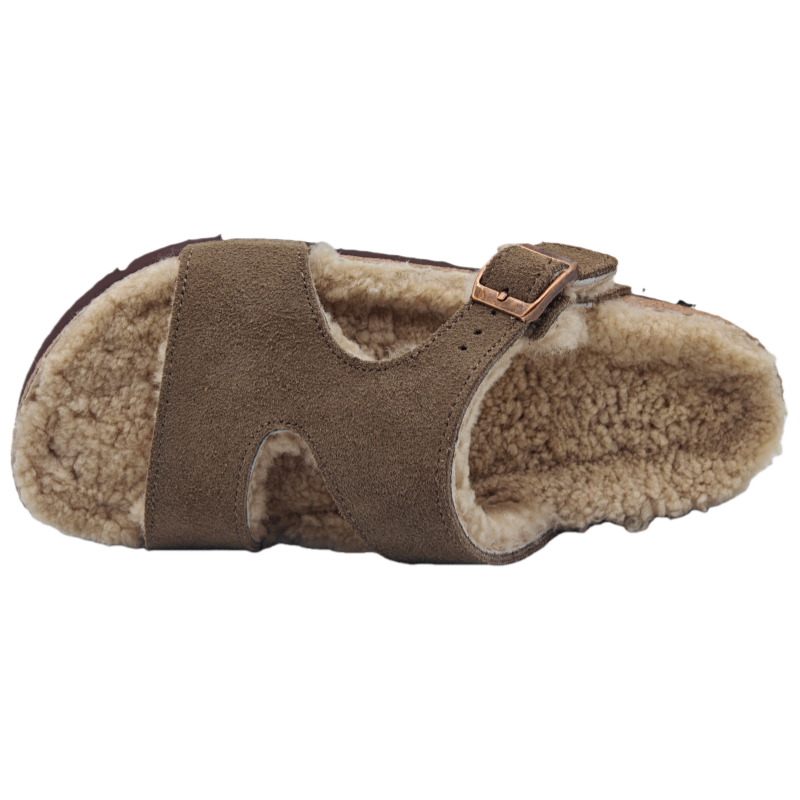 Arch support sandals - bottom view showing EVA outsole