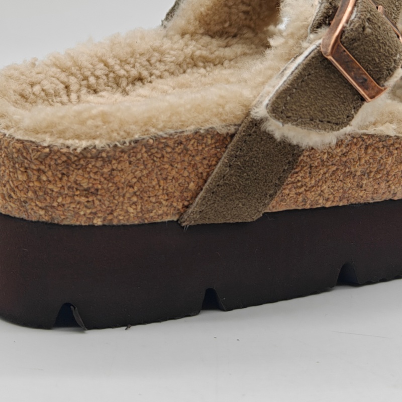 Cork sandals with EVA outsole - side view