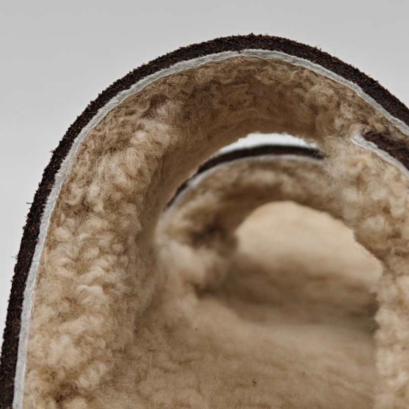 Winter Cork Sandals With Wool Lining and Natural Arch Support