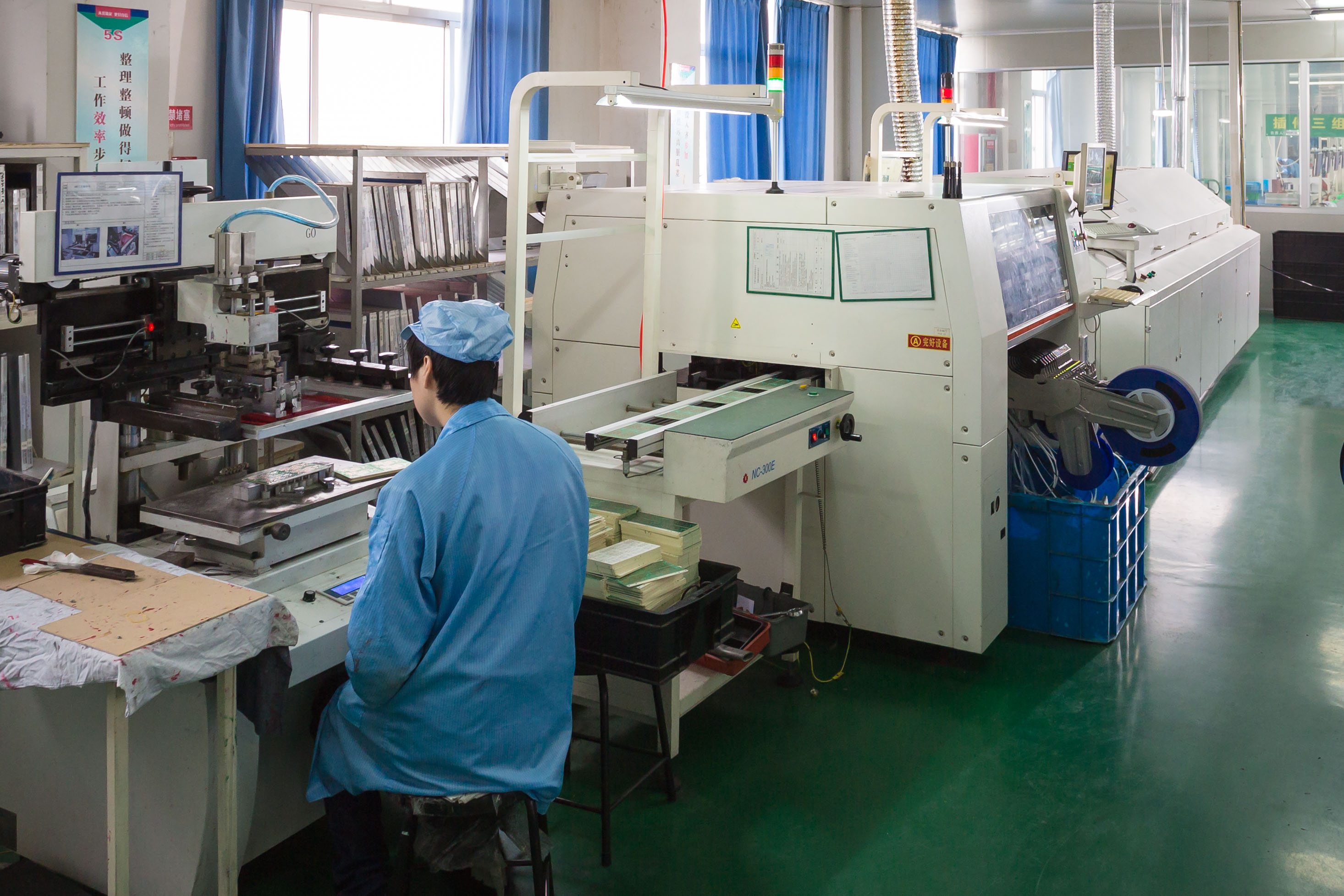 Automated SMT Workshop at a manufacturing facility