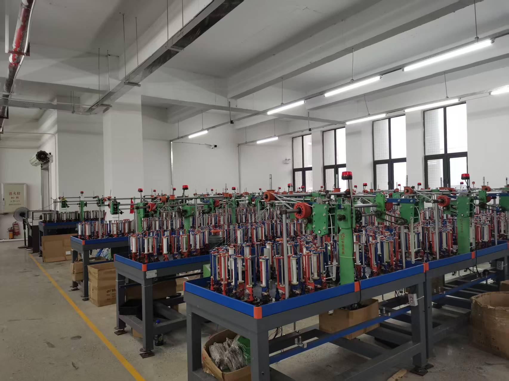CABLE-LINK workshop showing production line for Type-C cables and accessories