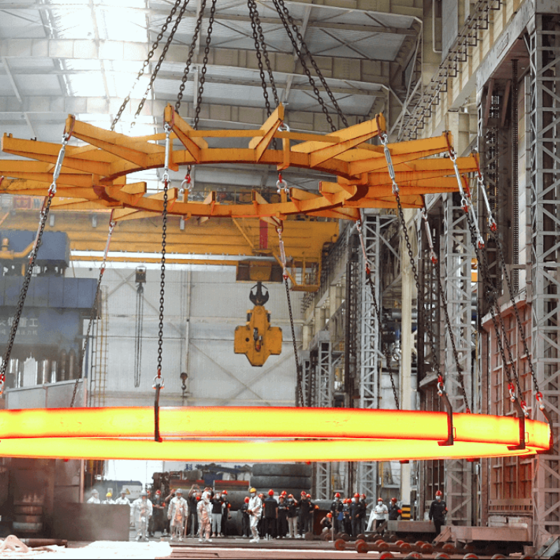 Stainless steel seamless rolled rings for industrial applications