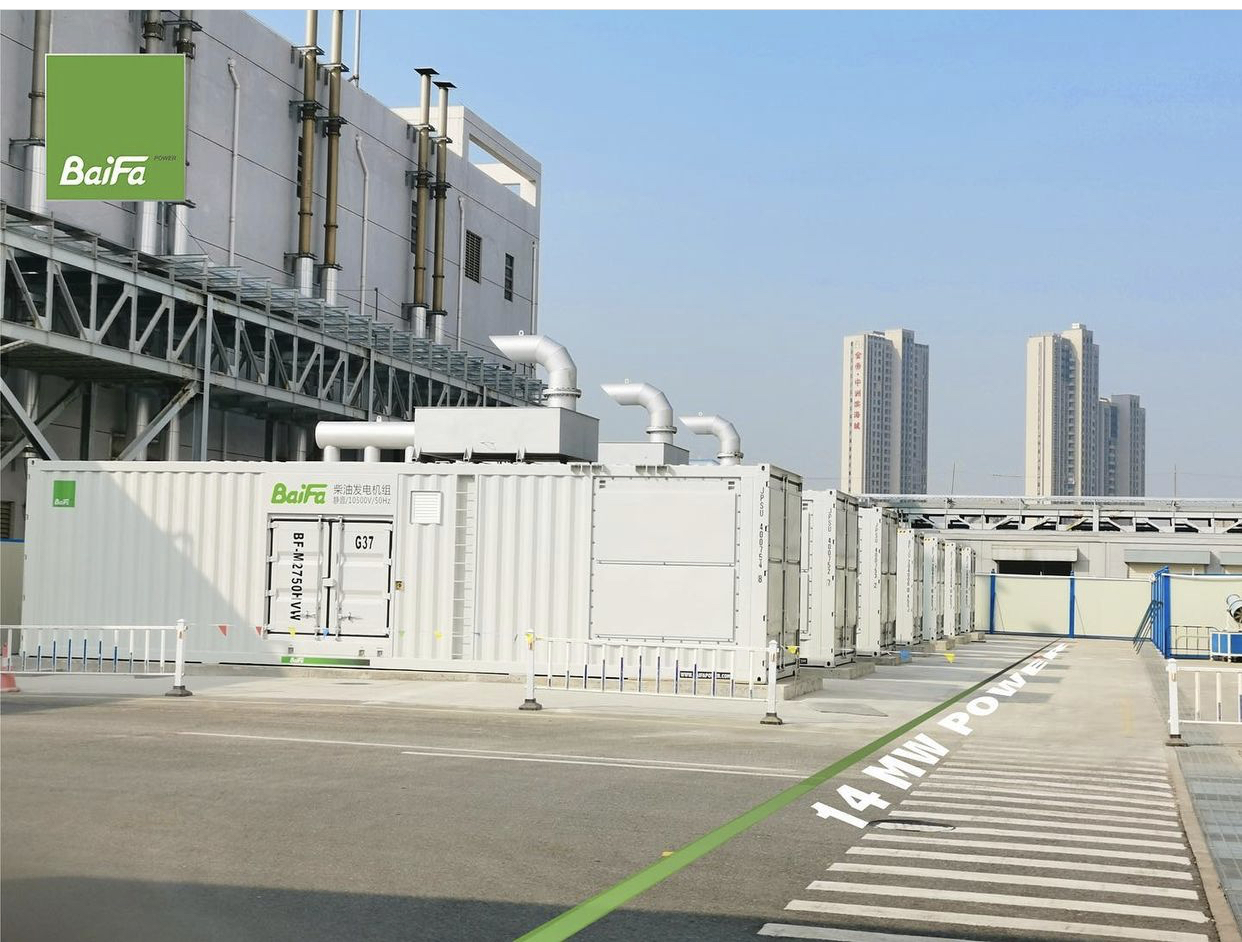 BAIFA high-voltage prime power diesel generator for factory application