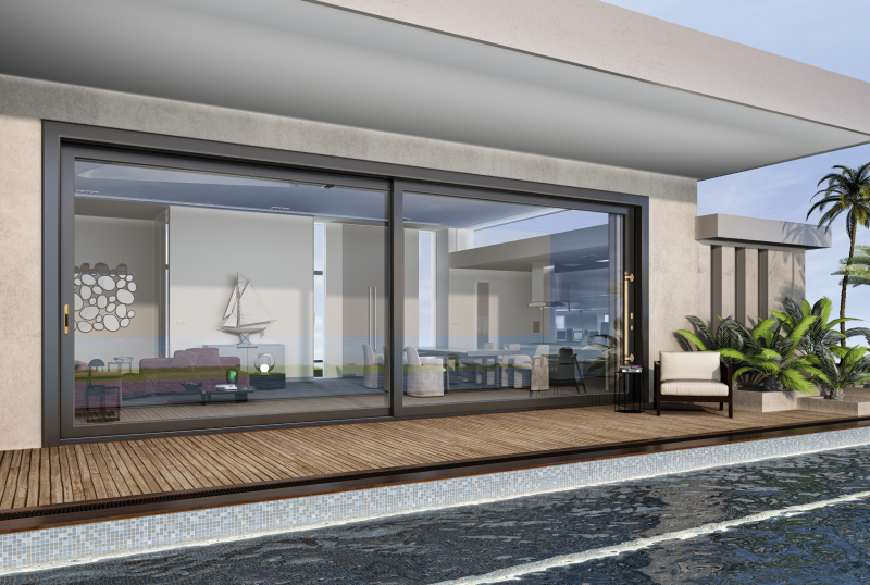 Aluminum Alloy System Lift Sliding Door EDUN 150 main view