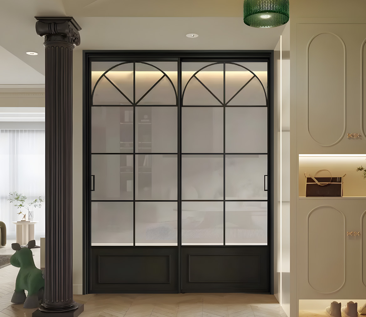 Aluminum Alloy System Retro Sliding Door