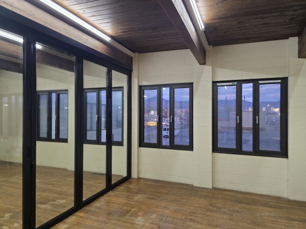 Recreation center project using aluminum sliding doors
