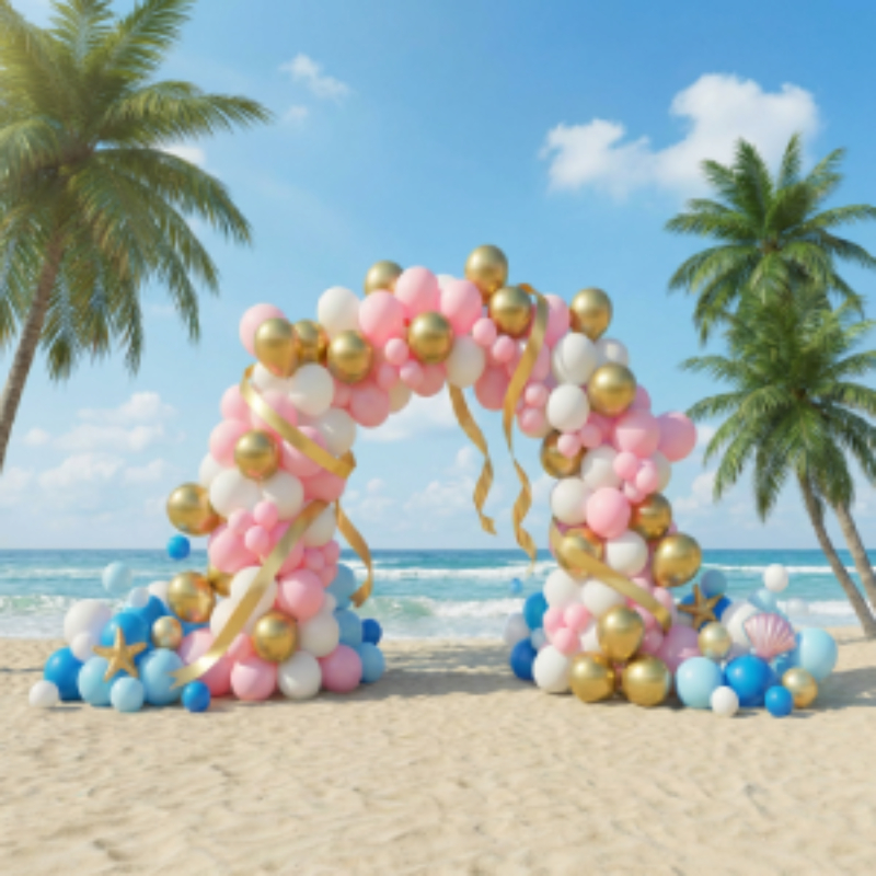 Wholesale party decorations including balloon arch and foil balloons