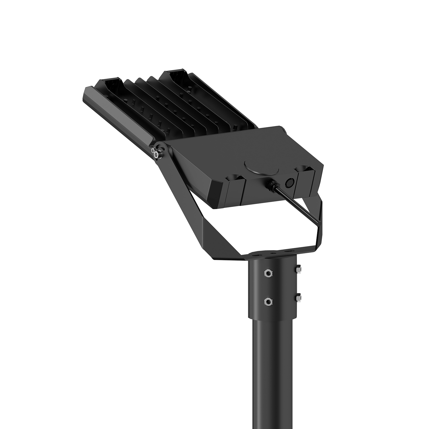 LED Flood Light FLC back view with mounting bracket