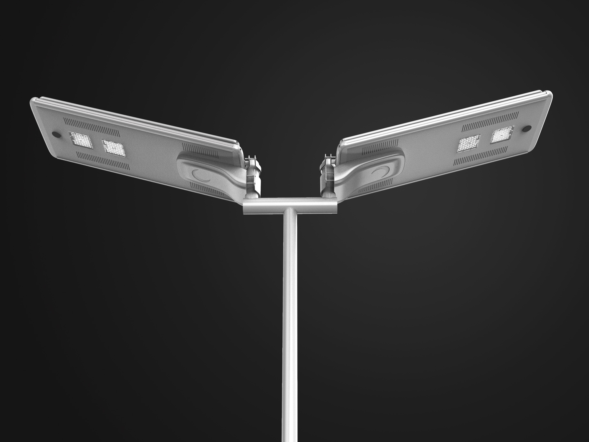 Cmoonlight foldable solar street light double installation case