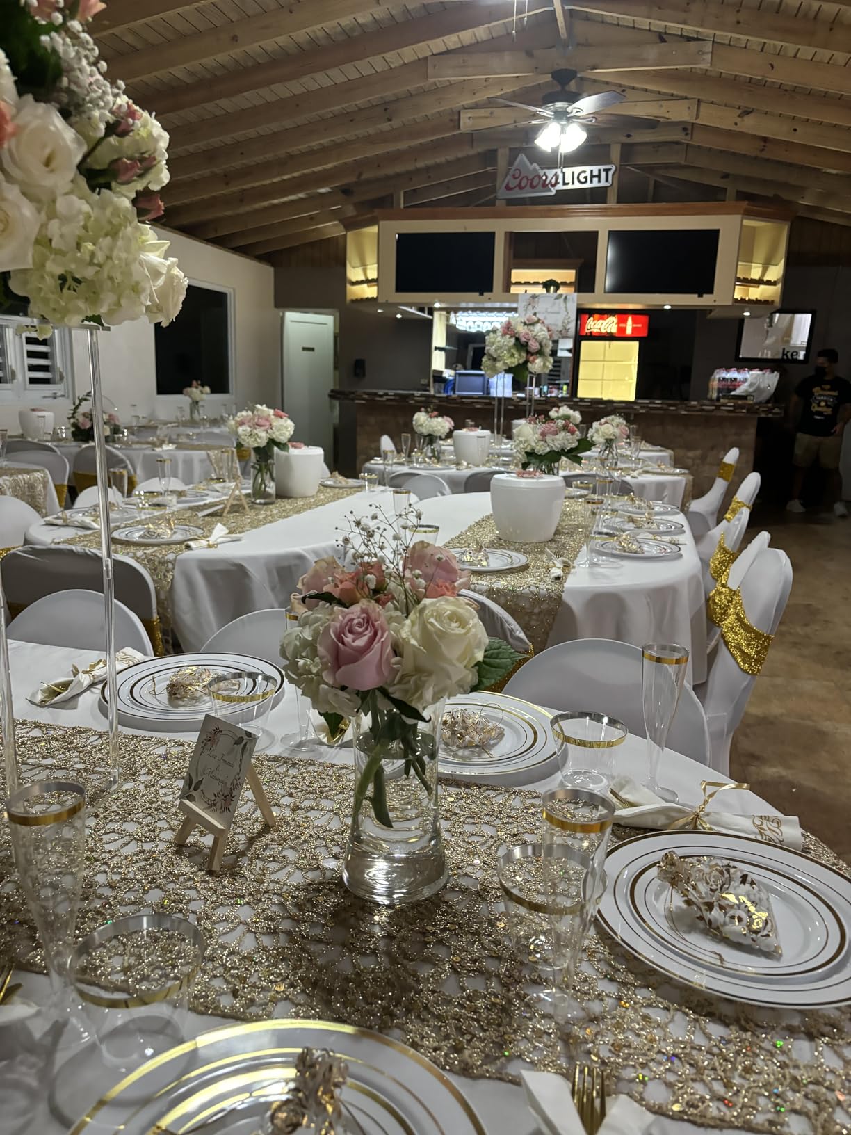 Wedding table setting