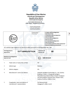 UNECE R100 Approval – Electric Safety of Electric Power Train Certificate