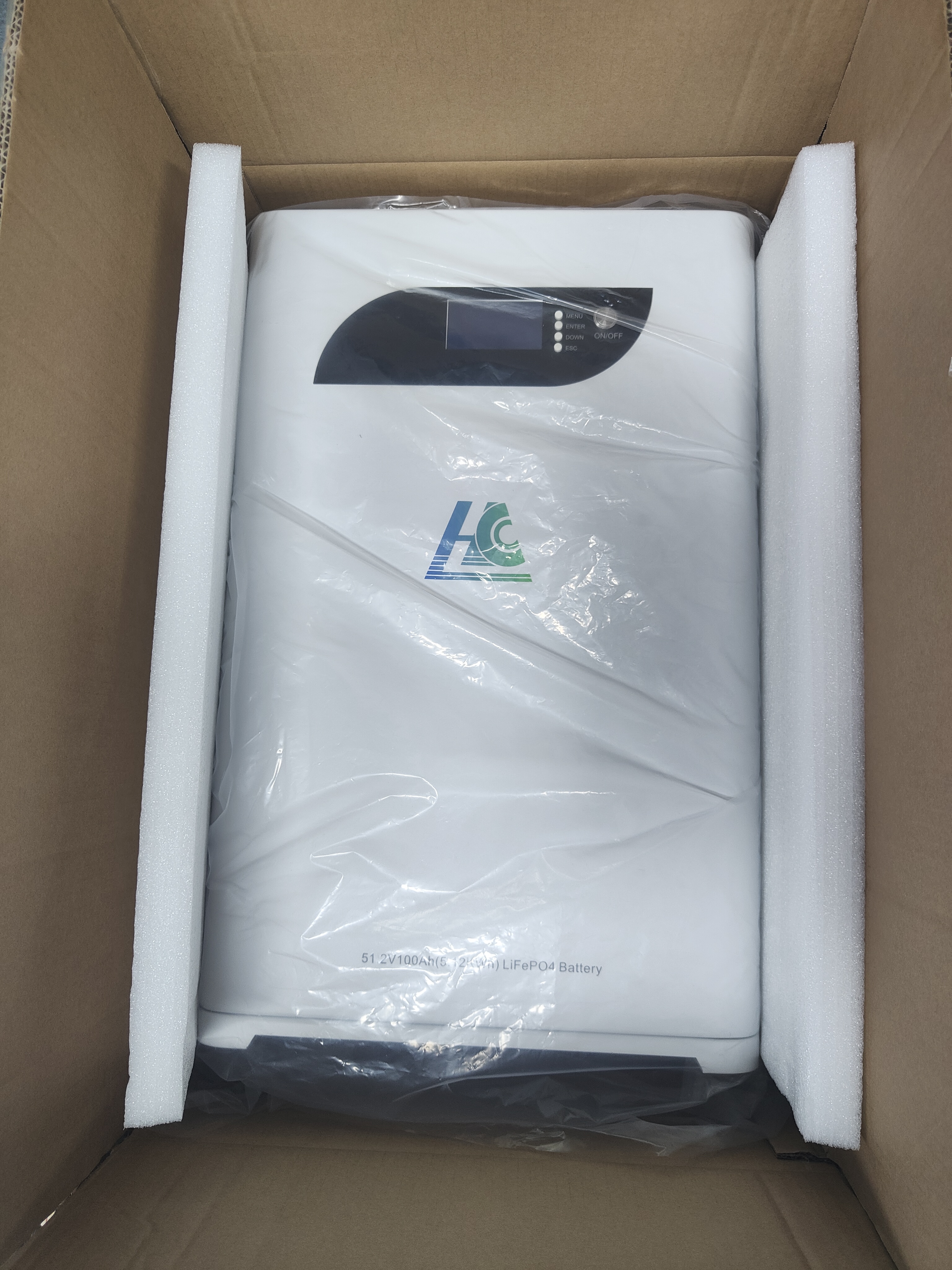 Home storage solar battery 51.2V 100Ah with solar panels