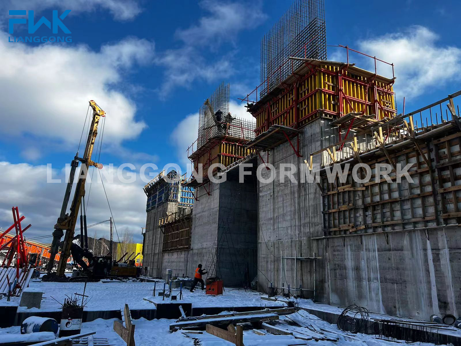Wall formwork application project in Russia