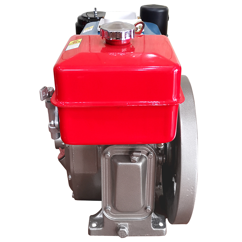 R170A single cylinder diesel engine side view