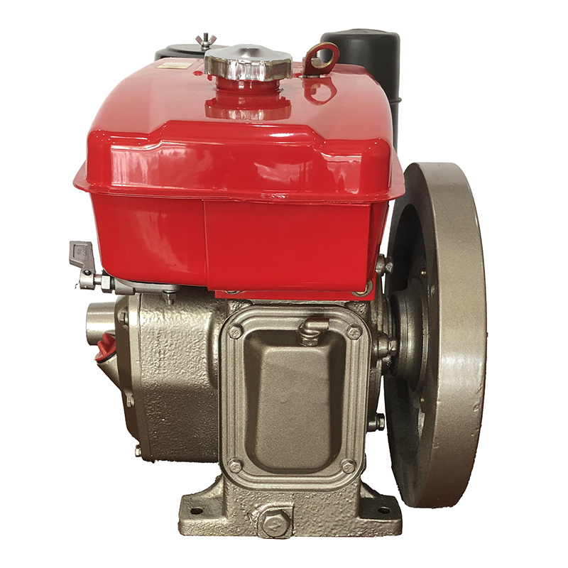 single cylinder diesel engine R170A-T rear view