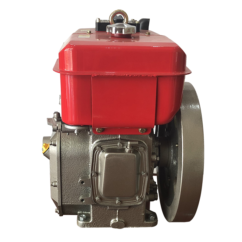 JR190 engine front view with hand start