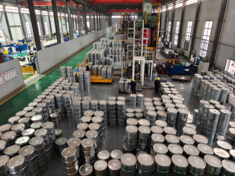 Titanium sponge smelting line