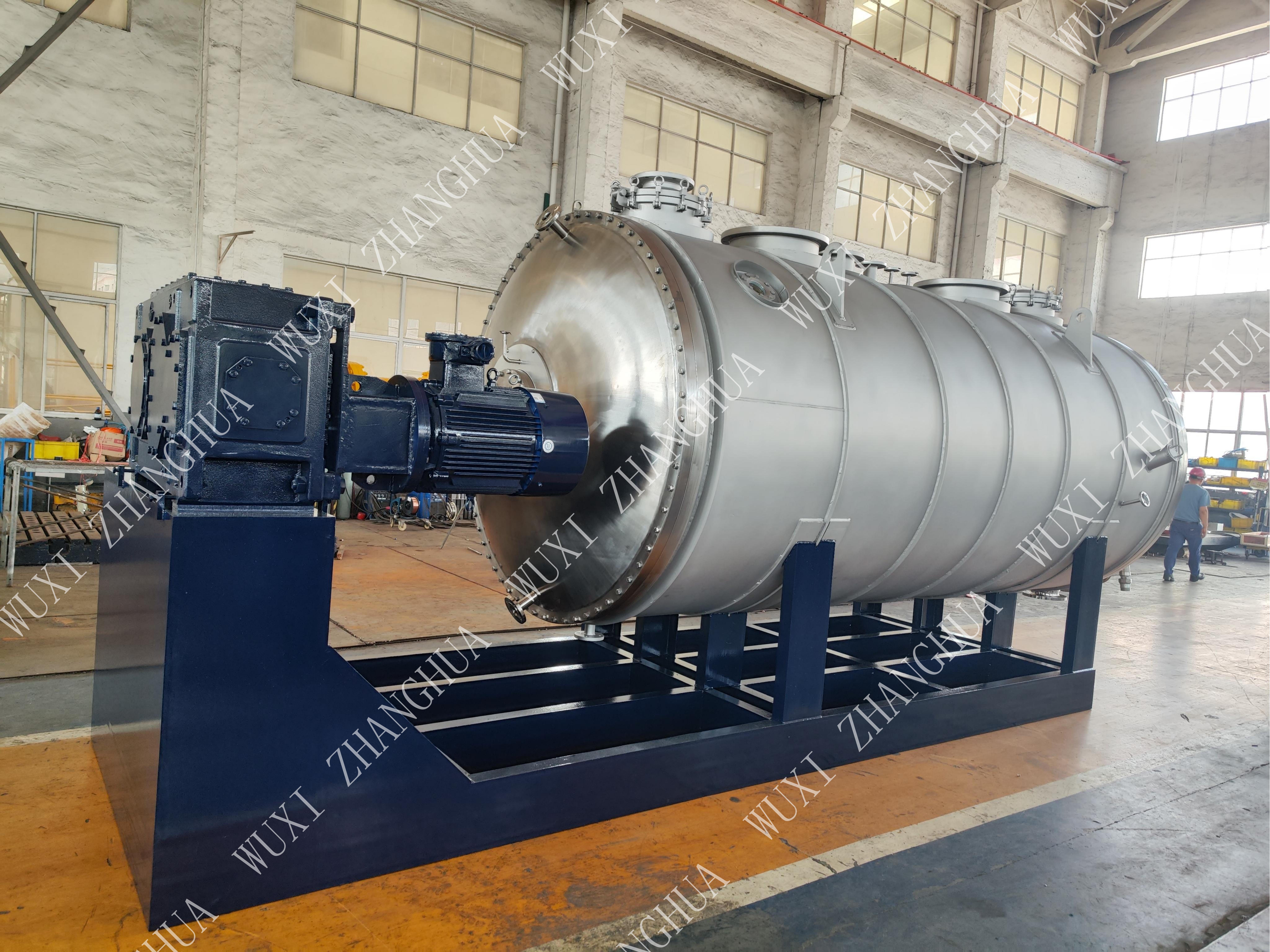 Hastelloy Paddle Dryer ZPG-6000 for Corrosive Chemical Processing