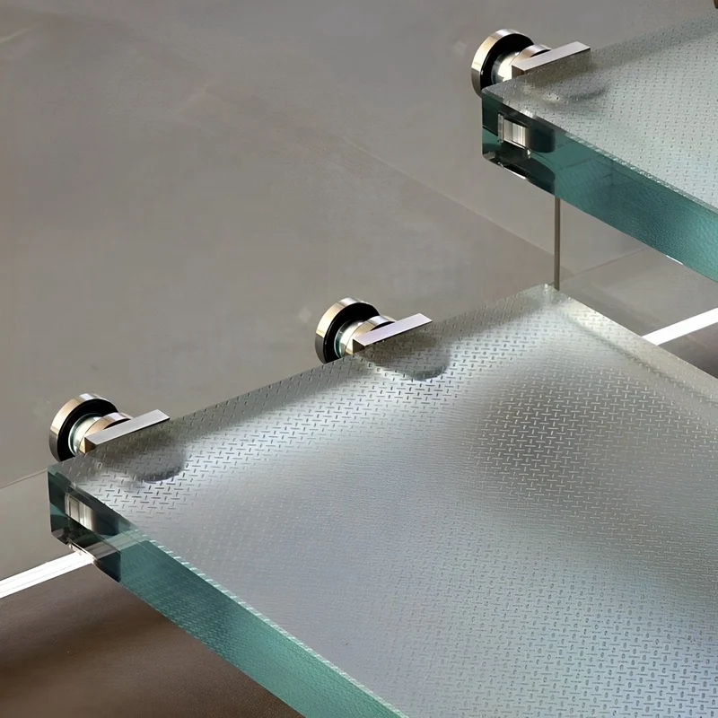 Anti-Slip Glass for Stairs