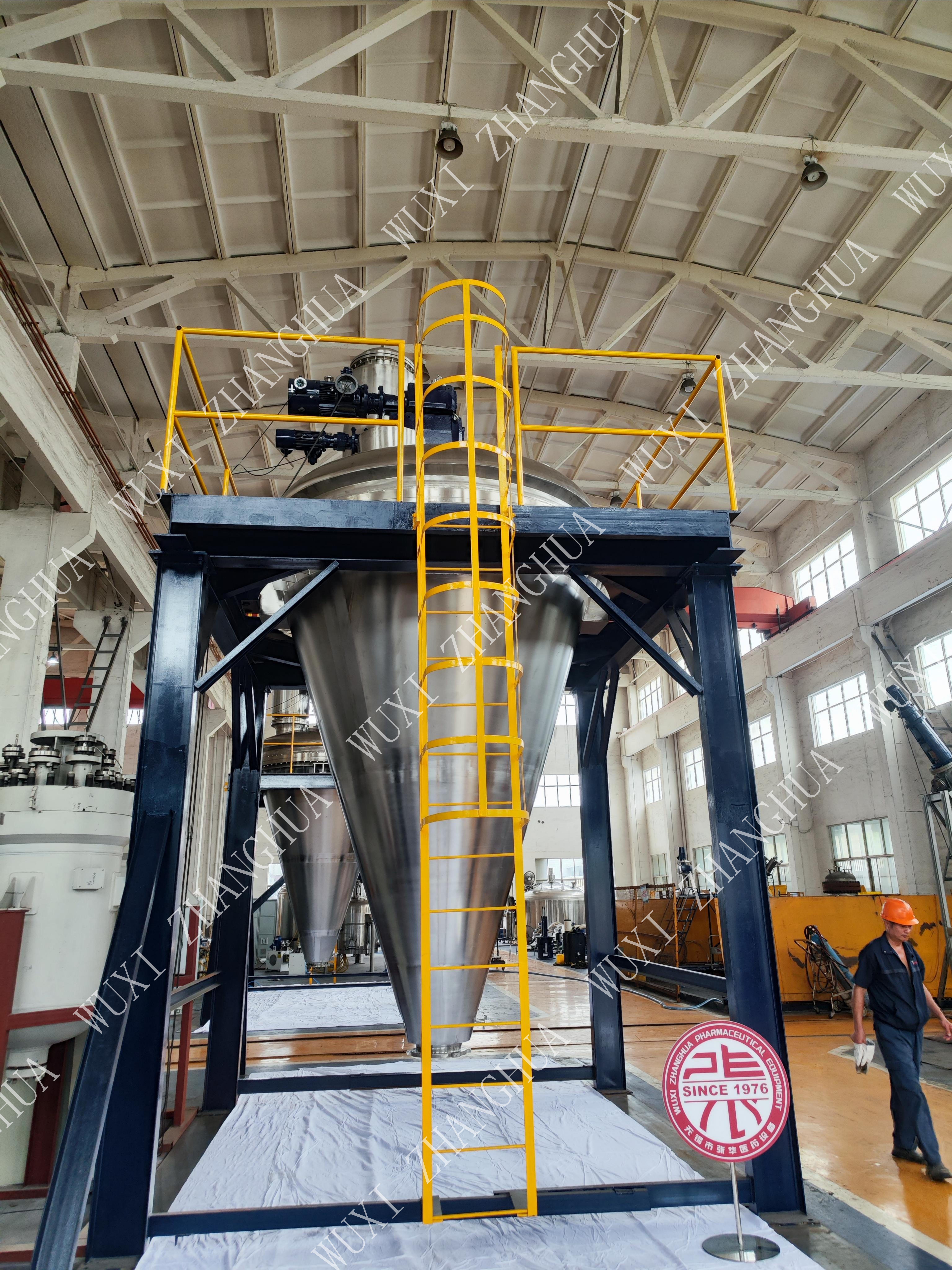 Explosion-proof conical screw vacuum dryer with customizable speed