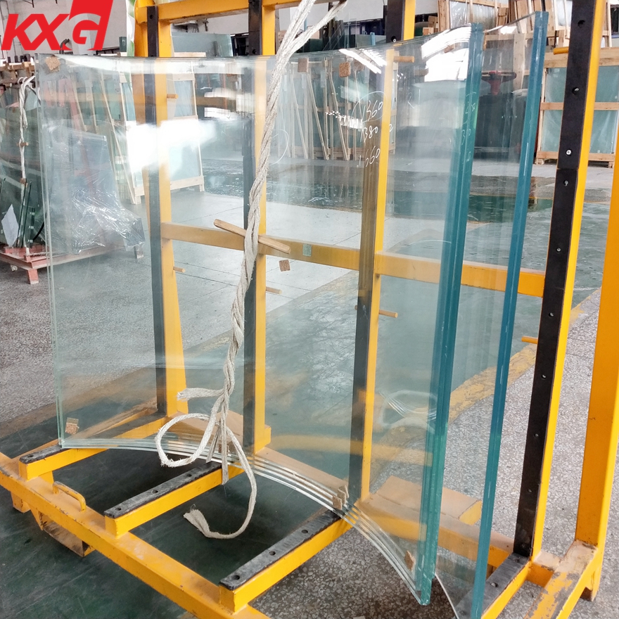 curved tempered SGP laminated glass