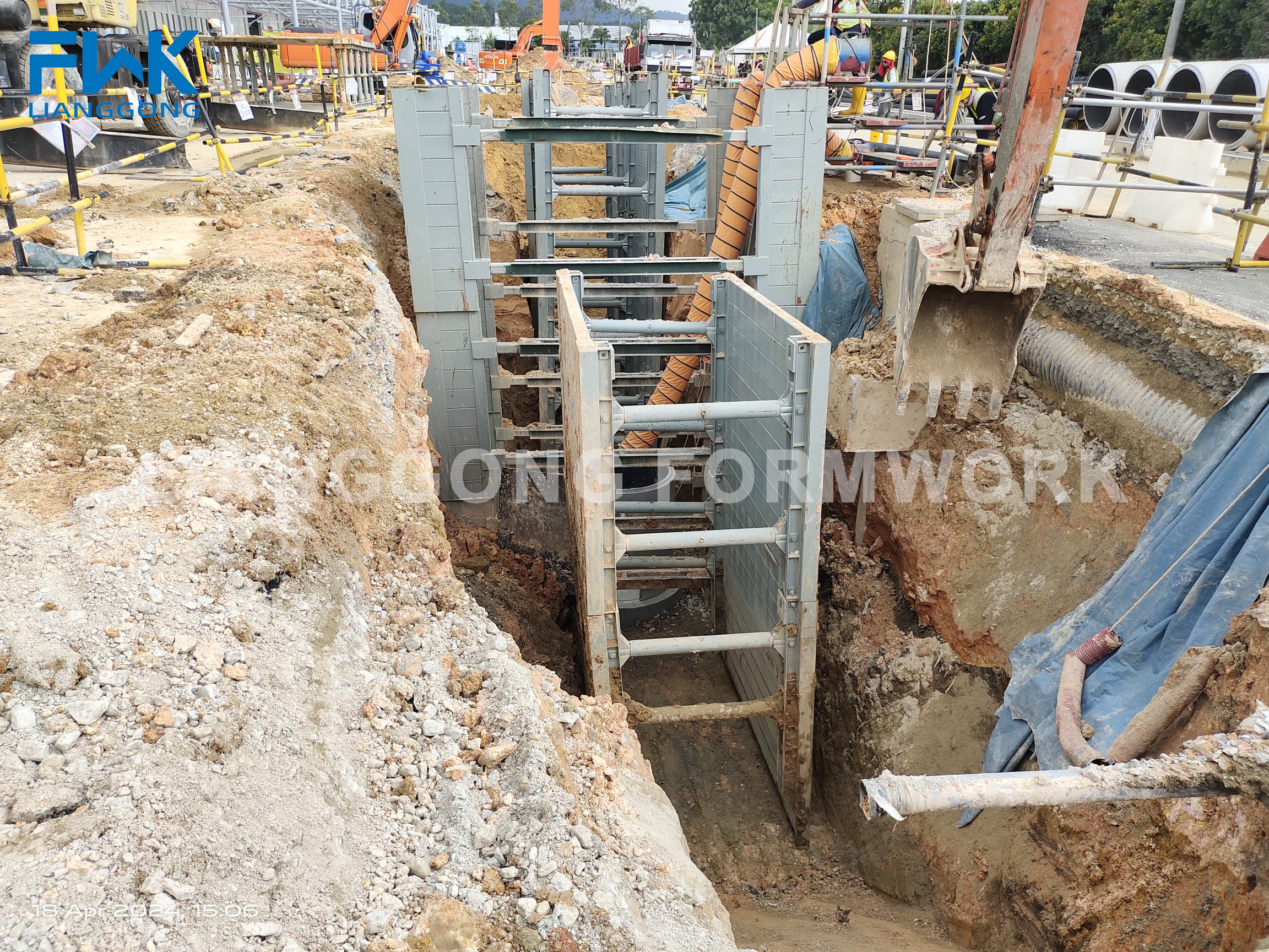 Trench Box project in Malaysia