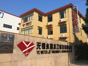 YC Waterjet Company Nameplate Wall