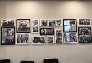 YC Waterjet Photo Wall