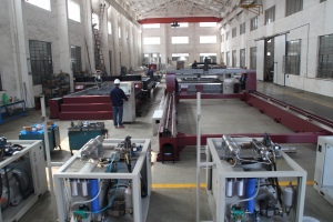 YC Waterjet High-Pressure Pump Assembly Workshop