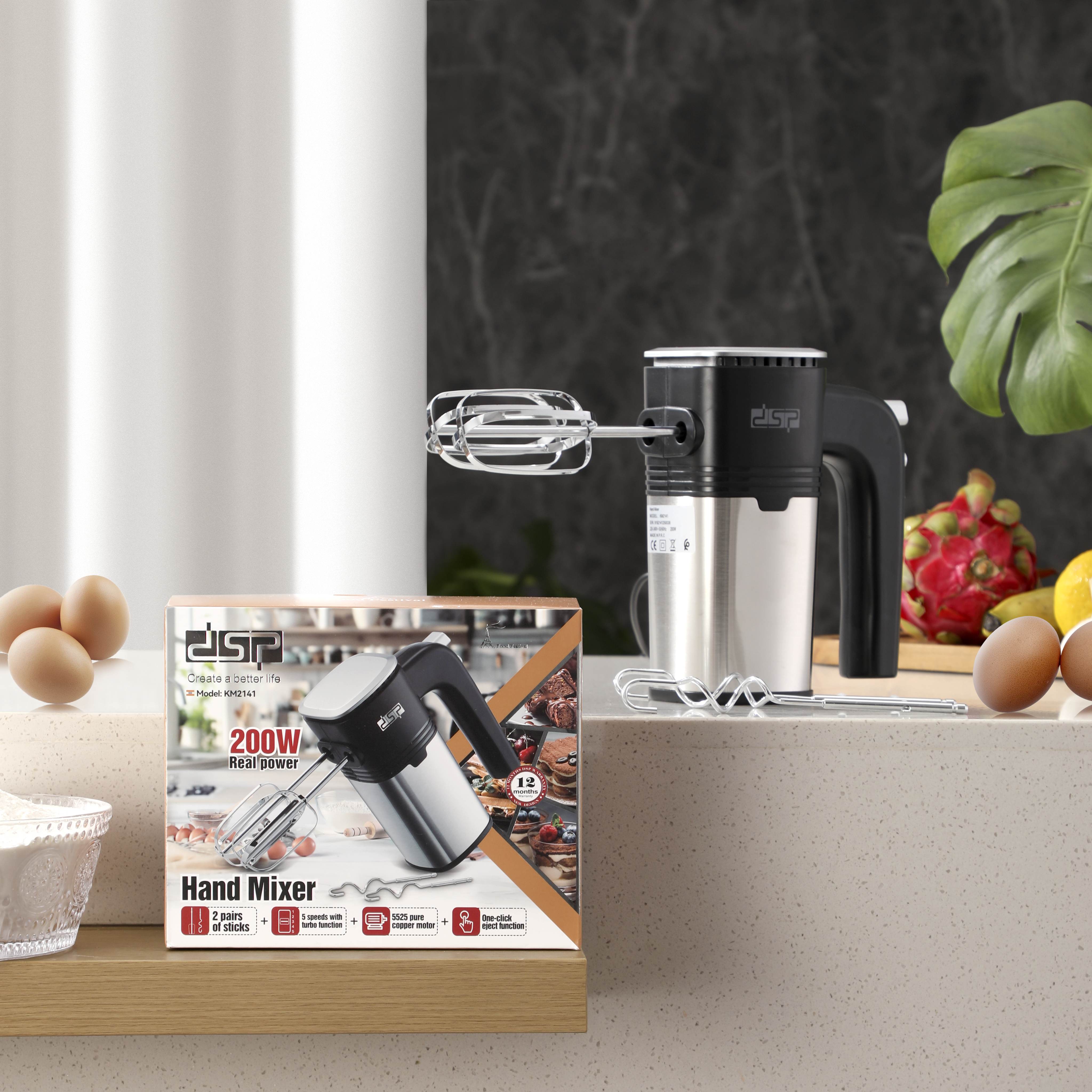 Hand Mixer KM2141 used in home kitchen and bakery scenario