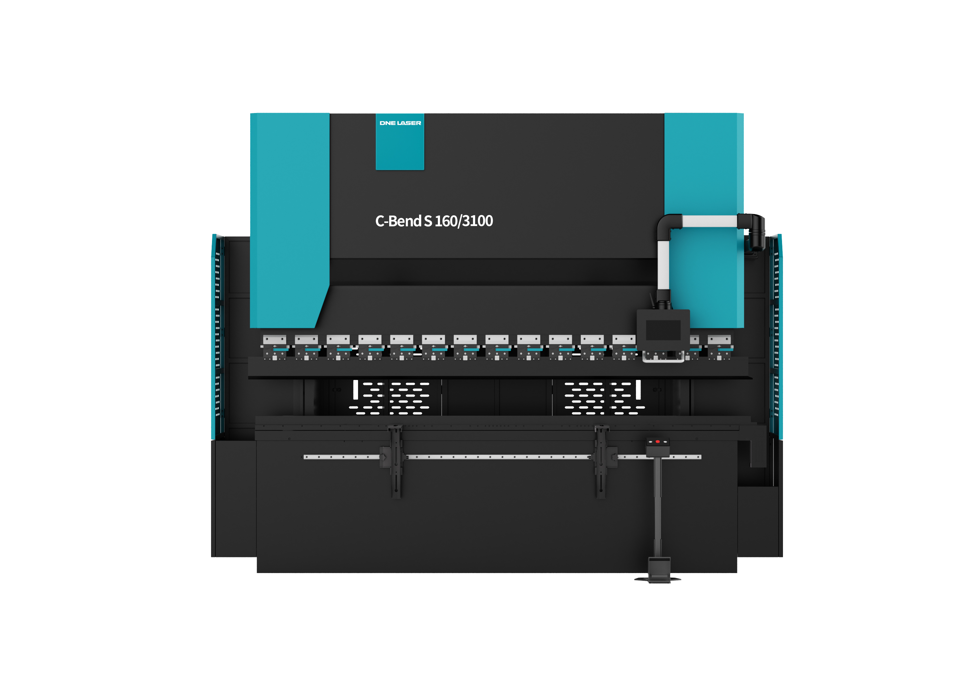 C-Bend S 160/3100 CNC servo press brake forming a thick sheet metal angle