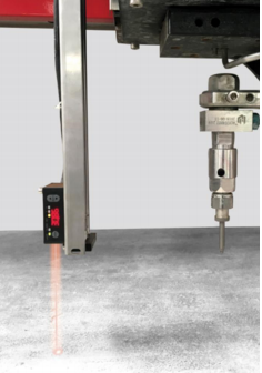 YC Waterjet Laser Scanning Height Measurement